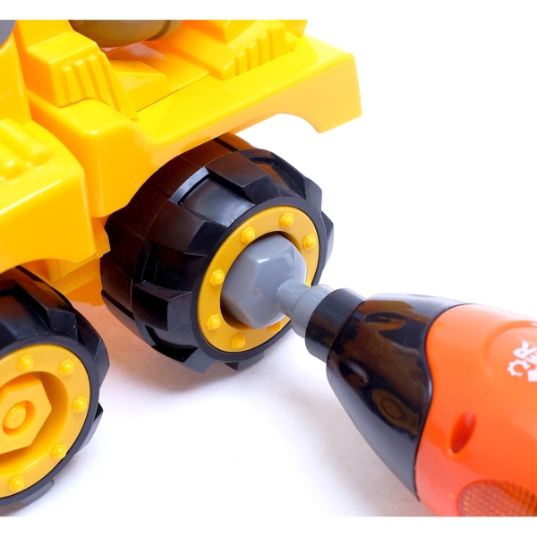 Конструктор детский ZABIAKA Бетономешалка, 22 детали