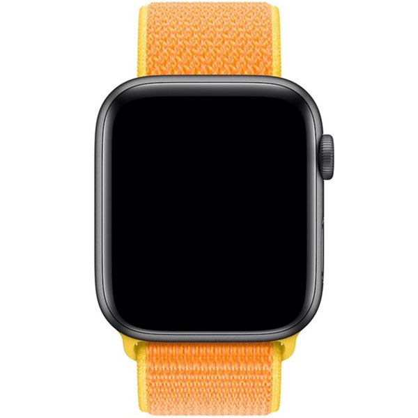 Ремешок для смарт часов Krutoff для Apple Watch 38-41mm yellow (03590)