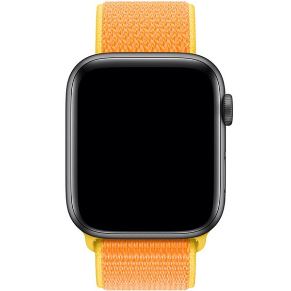 Ремешок для смарт часов Krutoff для Apple Watch 42-45mm yellow (03595)