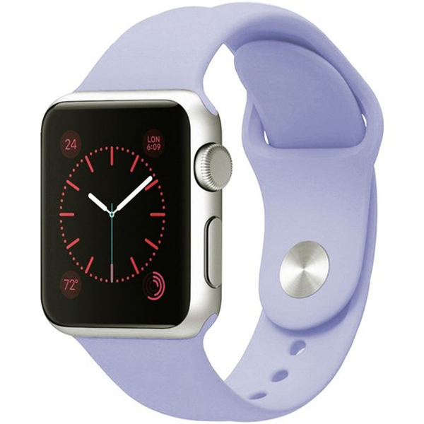 Ремешок для смарт часов Krutoff для Apple Watch 38-41mm M/L lilac (03720)