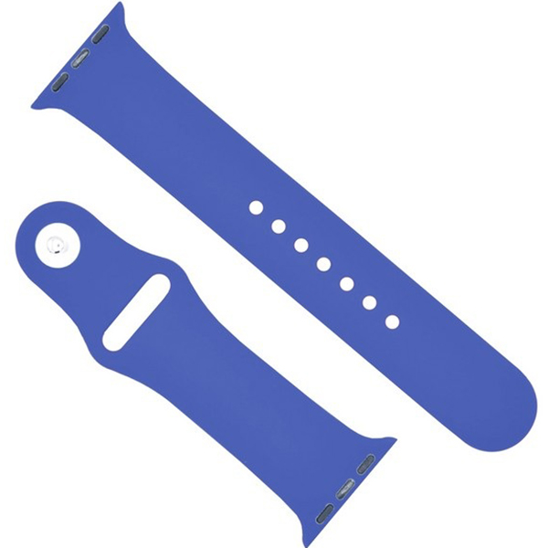 Ремешок для смарт часов Krutoff для Apple Watch 38-41mm M/L royal blue (03139)
