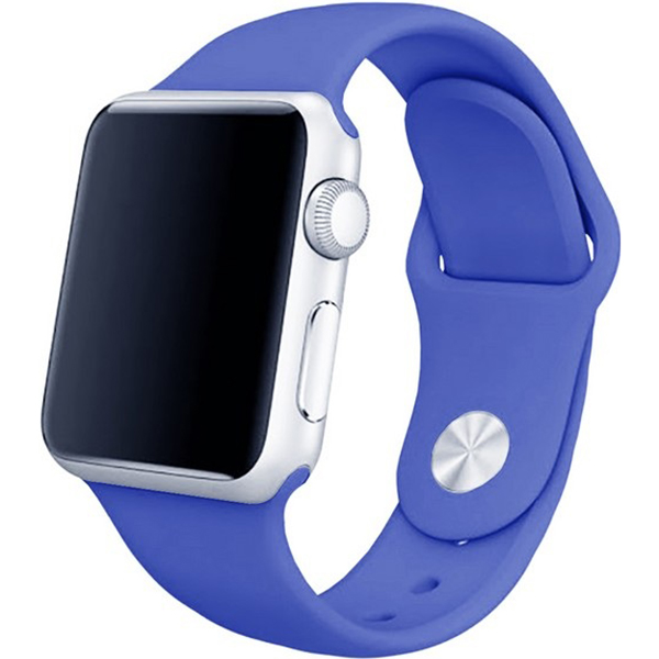 Ремешок для смарт часов Krutoff для Apple Watch 38-41mm M/L royal blue (03139)