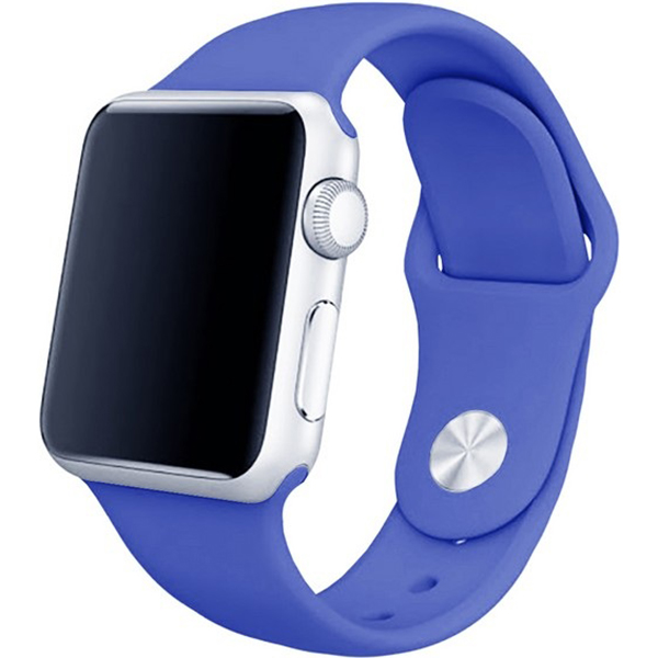 Ремешок для смарт часов Krutoff для Apple Watch 42-45mm M/L royal blue (03148)