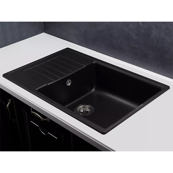 Мойка кухонная Kuppersberg ROYS 1B1D BLACK METALLIC (8278)