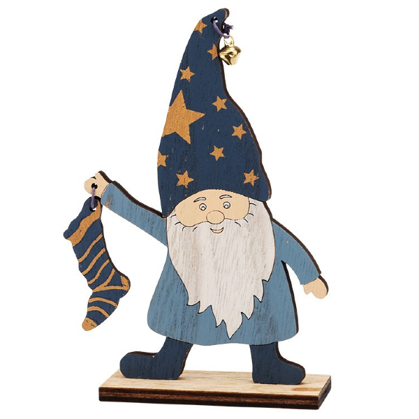 Фигурка NEON-NIGHT Гном с носком 17 см (504-009)