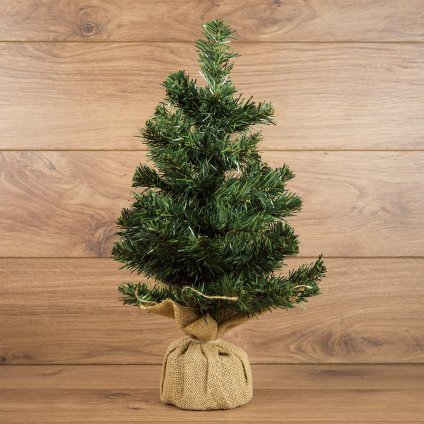 Украшение NEON-NIGHT Елочка в плетеном мешочке ПВХ 45см (533-332)