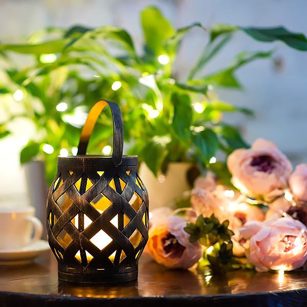 Декоративный фонарь NEON-NIGHT со свечкой 16,5 см, теплый (513-055)