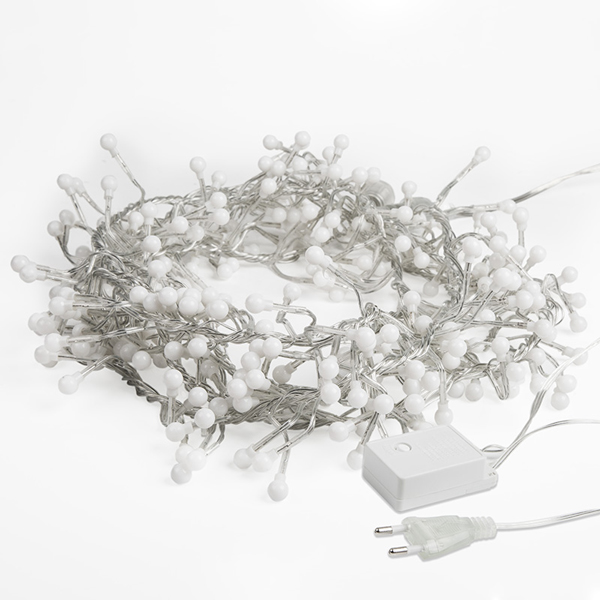 Гирлянда светодиодная NEON-NIGHT Мишура 3м 288 LED белая (303-605)