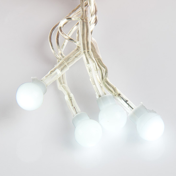 Гирлянда светодиодная NEON-NIGHT Мишура 3м 288 LED белая (303-605)