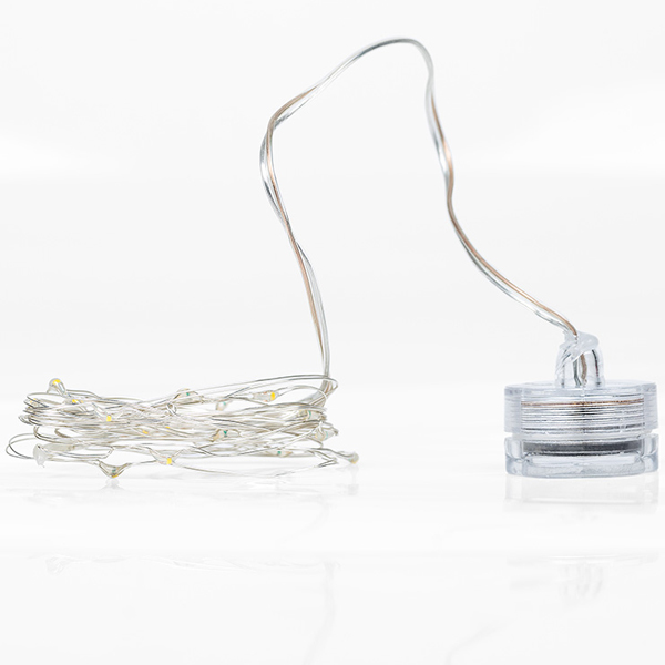 Гирлянда светодиодная NEON-NIGHT Роса 2 м на батарейках 20 LED, голубая (303-003)