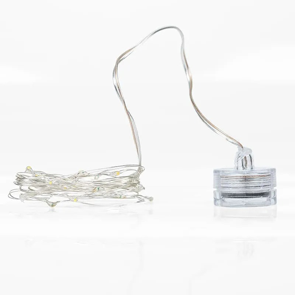 Гирлянда светодиодная NEON-NIGHT Роса 2 м на батарейках 20 LED, красная (303-002)