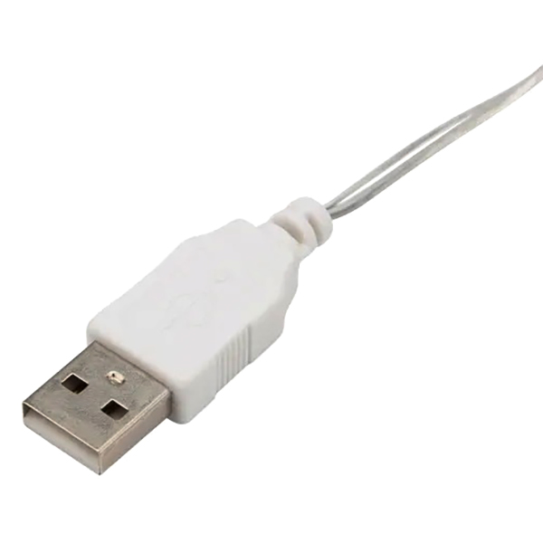 Гирлянда светодиодная NEON-NIGHT Роса 5м USB 50 LED теплый свет (315-966)