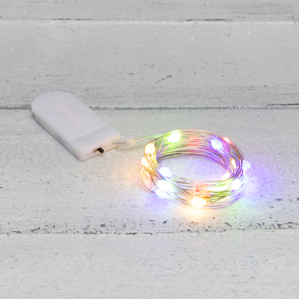 Гирлянда светодиодная NEON-NIGHT Роса с каплями 2 м 20 LED, цветная (302-009)