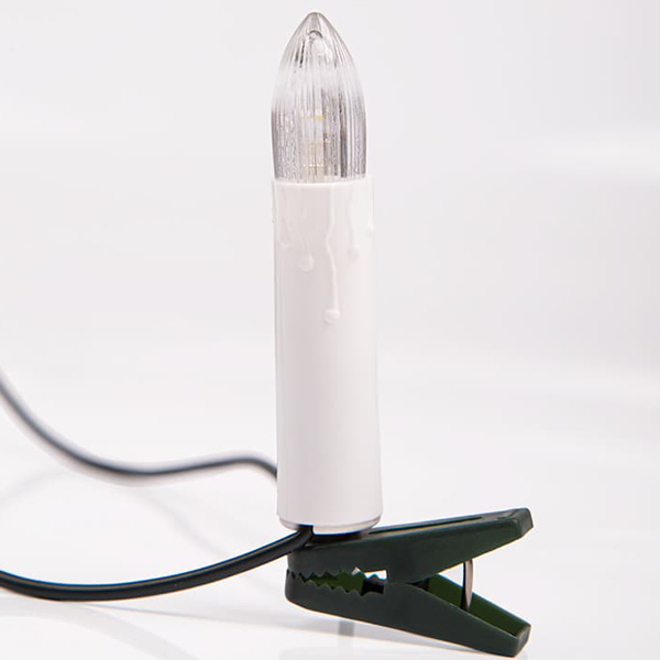 Гирлянда светодиодная NEON-NIGHT LED Свечи 6м теплый свет (303-084)