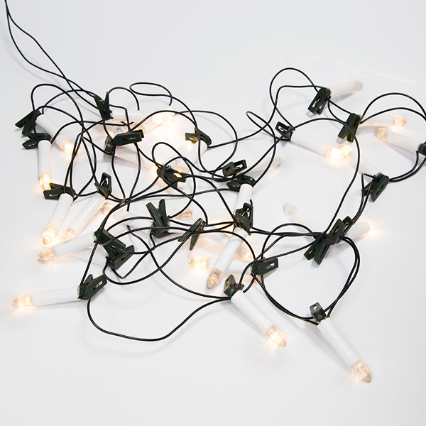 Гирлянда светодиодная NEON-NIGHT LED Свечи 6м теплый свет (303-084)