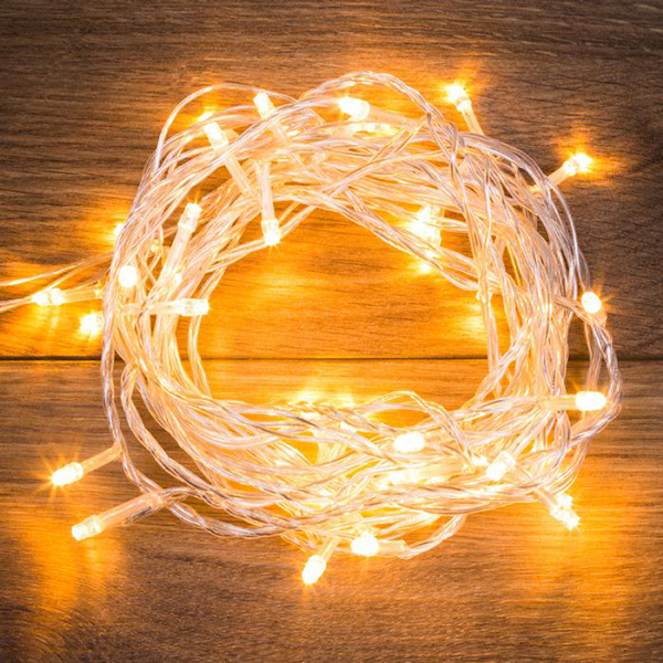 Гирлянда светодиодная NEON-NIGHT Твинкл-Лайт 4м LED теплый свет (303-166)