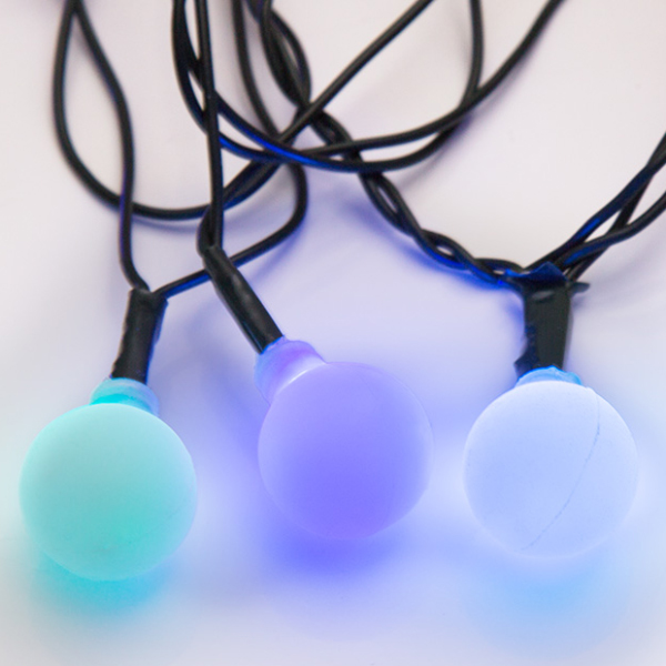 Гирлянда светодиодная NEON-NIGHT Шарики d18мм 5м 30 LED RGB (303-549)