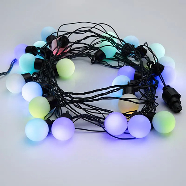 Гирлянда светодиодная NEON-NIGHT Шарики d30мм 5м 25 LED RGB (303-569)