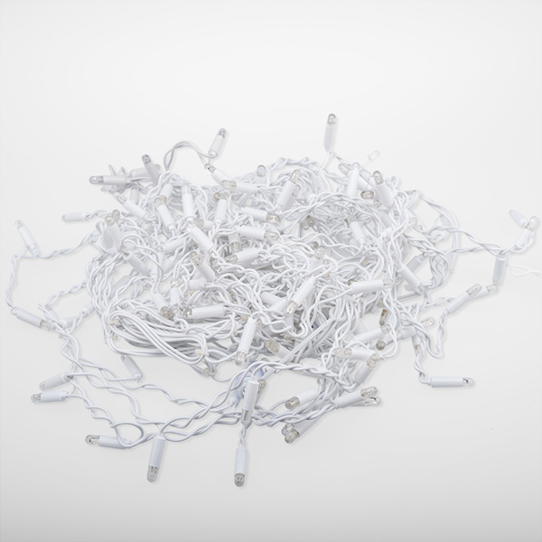 Гирлянда светодиодная NEON-NIGHT LED Бахрома 2,4х0,6м теплый свет (255-037)