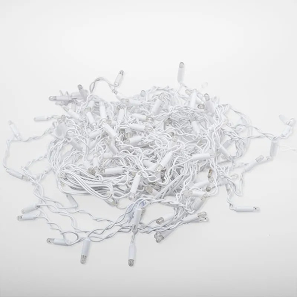 Гирлянда светодиодная NEON-NIGHT Бахрома 88LED 2,4х0,6м, белая (255-036)