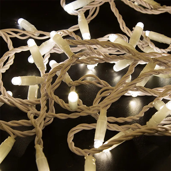 Гирлянда светодиодная NEON-NIGHT Нить 10м LED мерцание теплый свет (305-266)