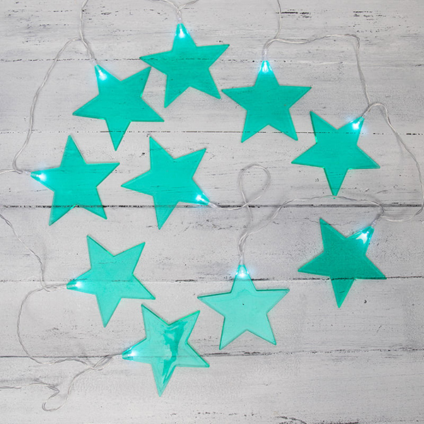 Гирлянда светодиодная NEON-NIGHT LED Звездопад 10 LED 2,25м белая (304-004)