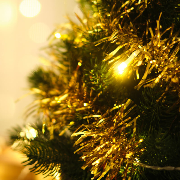 Гирлянда светодиодная NEON-NIGHT Мишура LED 1,5м теплый свет (304-012)