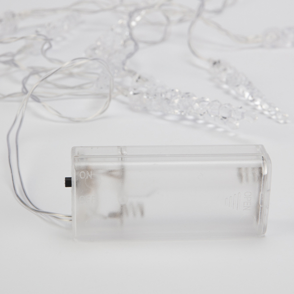 Гирлянда светодиодная NEON-NIGHT Сосульки 1,5м LED теплый свет (303-093)