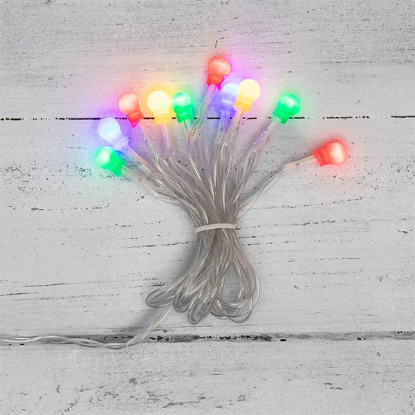 Гирлянда светодиодная NEON-NIGHT Шарики 1,5 м 10 LED, цветная (303-092)