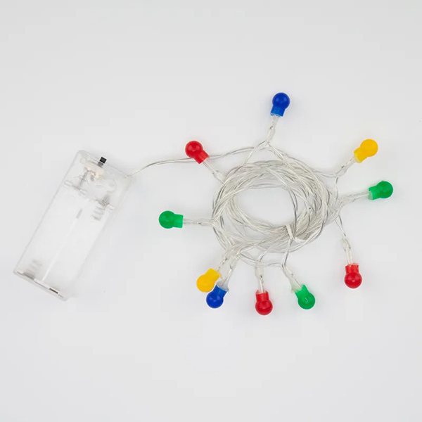 Гирлянда светодиодная NEON-NIGHT Шарики 1,5 м 10 LED, цветная (303-092)