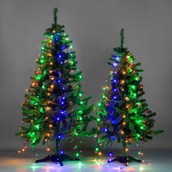 Гирлянда светодиодная NEON-NIGHT Елочная 7 нитей по 1,5 м, цветная (235-079)