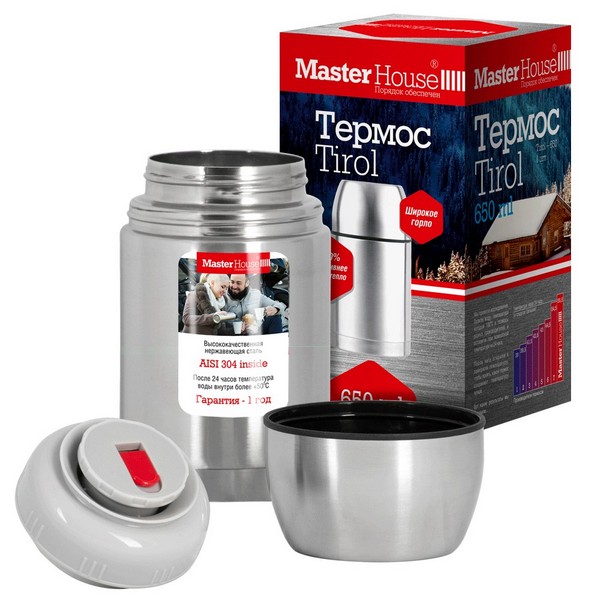 Термос Master House Tirol-650 (широкое горло)