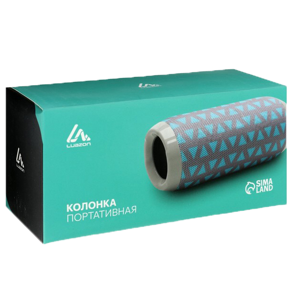 Беспроводная акустика Luazon Home LAB-51 Grey/Turquoise (4491925)