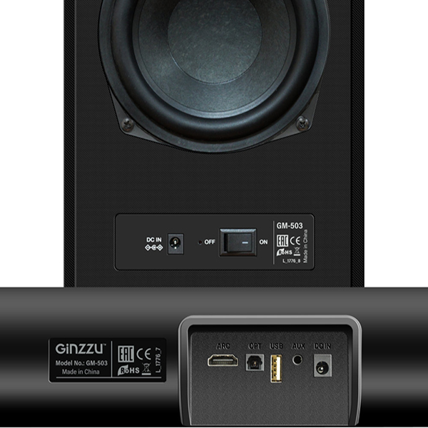 Саундбар Ginzzu GM-503 2х20W+30W