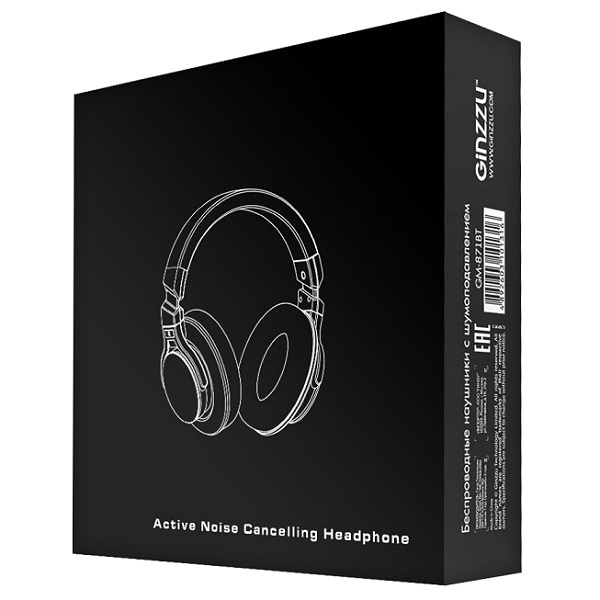 Наушники полноразмерные Bluetooth Ginzzu GM-871BT Шумоподавление