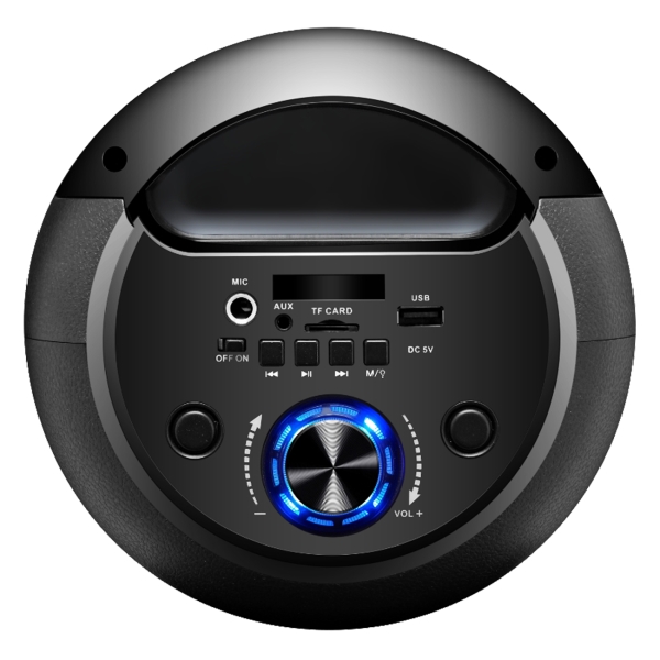 Беспроводная акустика Ginzzu GM-210 Midi RGB/BT/USB/TF/FM/ДУ