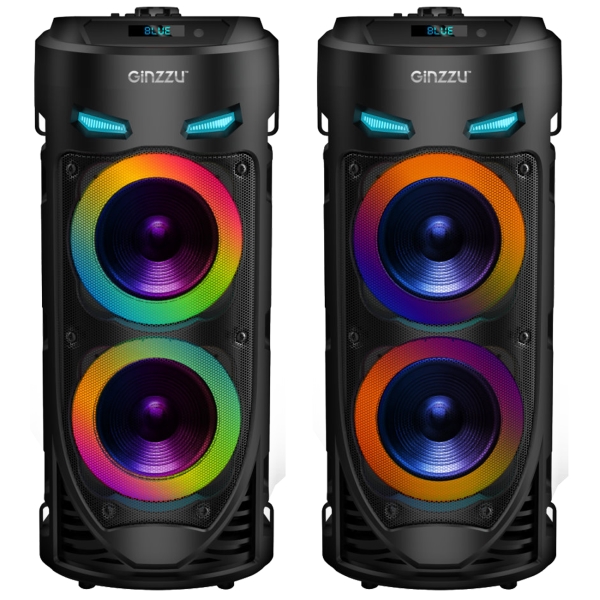 Беспроводная акустика Ginzzu GM-220 Midi TWS/BT/USB/TF/FM/ДУ