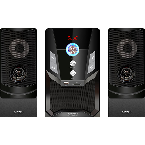 Акустическая система Ginzzu GM-415 2.1 50W/BT/USB/SD/FM/ДУ