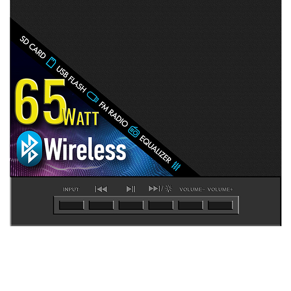 Акустическая система Ginzzu GM-420 2.1 65W/BT/USB/SD/FM/ДУ