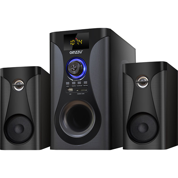 Акустическая система Ginzzu GM-425 2.1 60W/BT/USB/SD/FM/ДУ