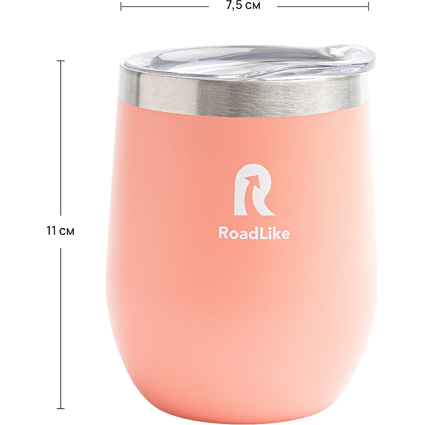Термокружка RoadLike 350мл, коралл (368226)