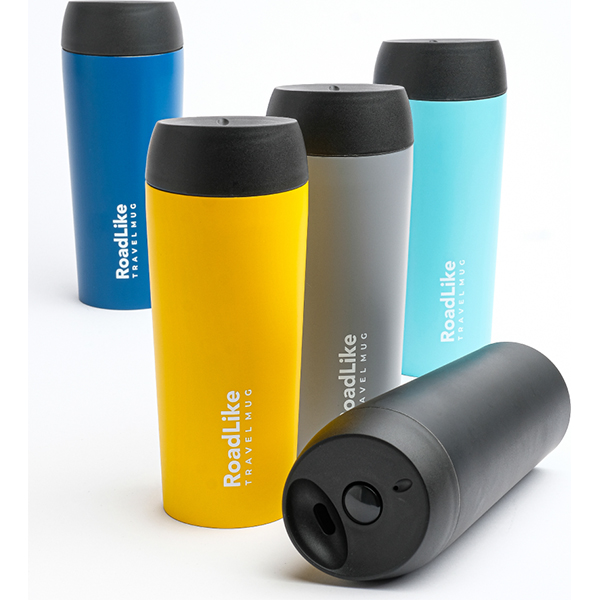 Термокружка RoadLike 450мл, голубой (368236)