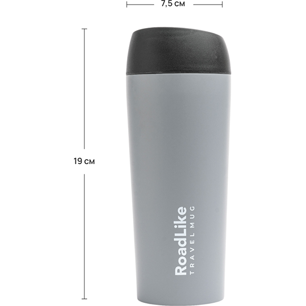 Термокружка RoadLike 450мл, серый (368235)