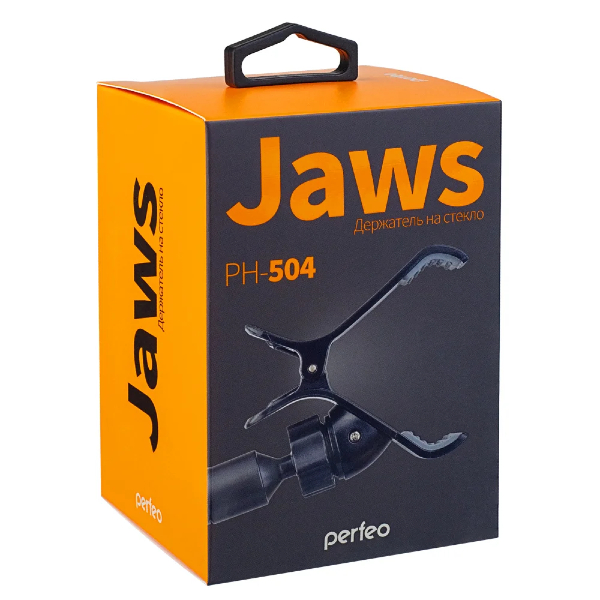 Держатель автомобильный для смартфона Perfeo 504 до 6'', на стекло (PF_3849)
