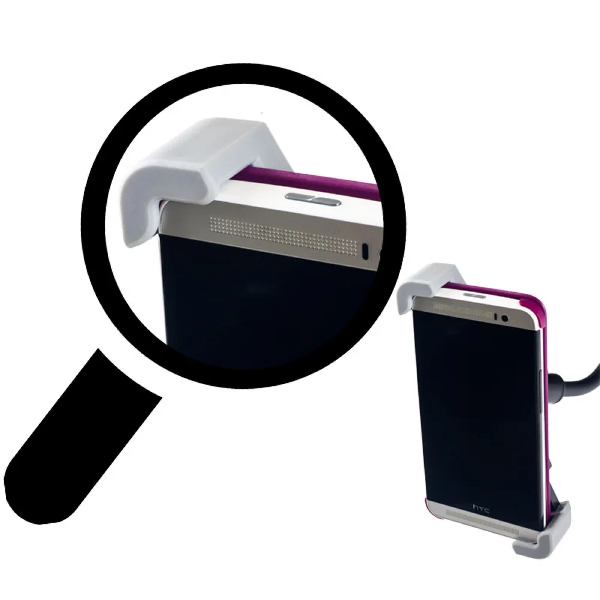 Держатель автомобильный для смартфона Perfeo 514 до 5,8'', на стекло, угловой (PF_4353)