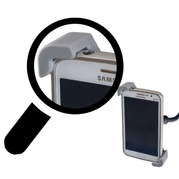 Держатель автомобильный для смартфона Perfeo 514 до 5,8'', на стекло, угловой (PF_4353)