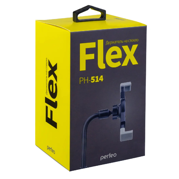 Держатель автомобильный для смартфона Perfeo 514 до 5,8'', на стекло, угловой (PF_4353)