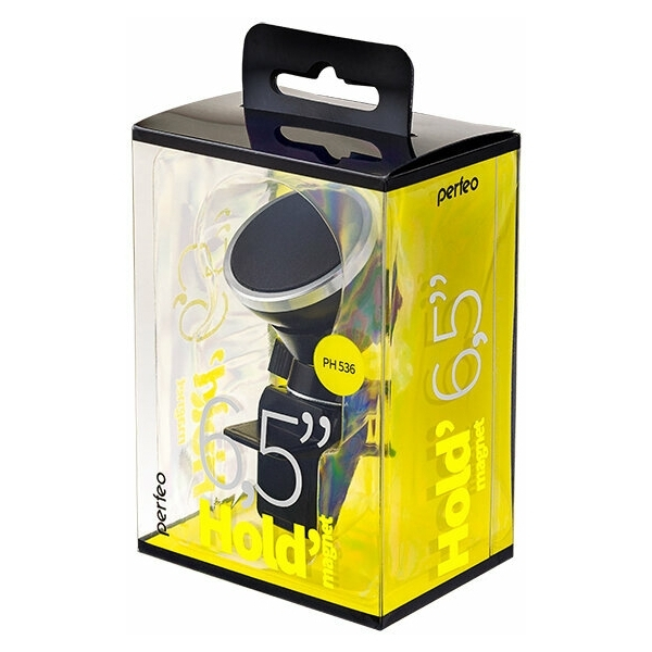 Держатель автомобильный для смартфона Perfeo 536 до 6,5'', на воздуховод, магнитный (PF_A4881)