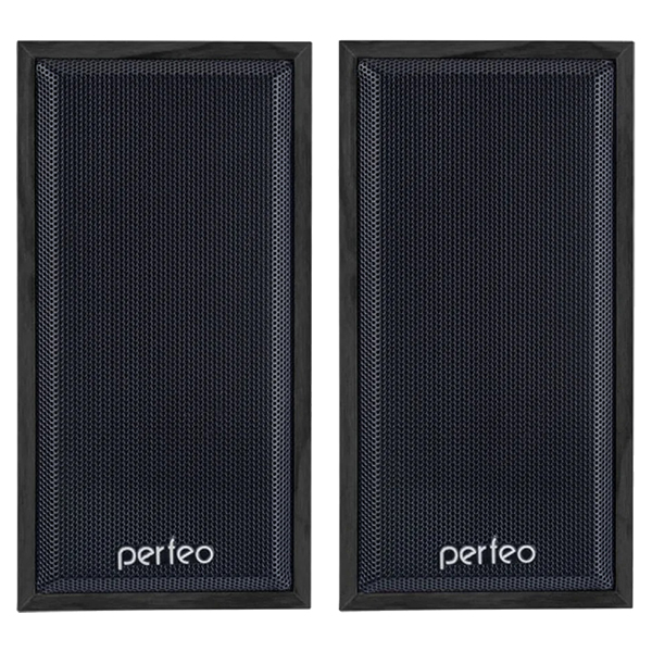 Колонки компьютерные Perfeo CABINET 2.0 черн.дерево (PF_4327)