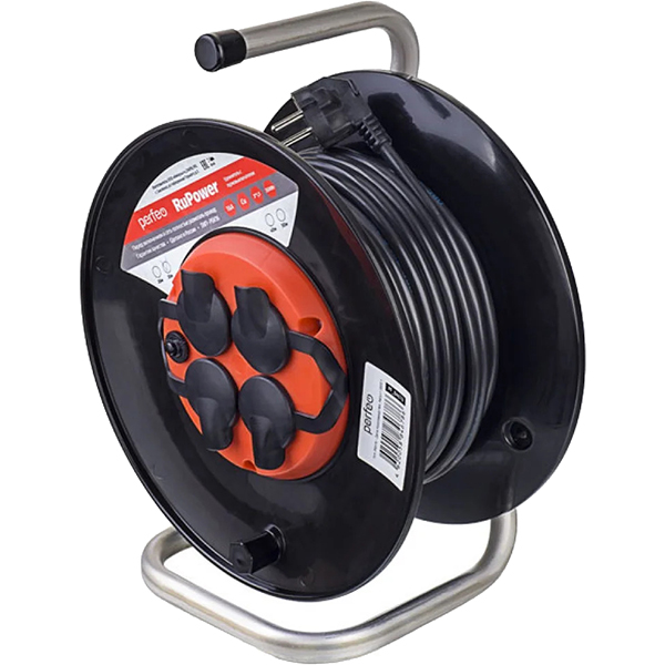 Удлинитель Perfeo RuPower на кат.20м 4гн ПВС 3х1,5 IP44 (PF_B4677)